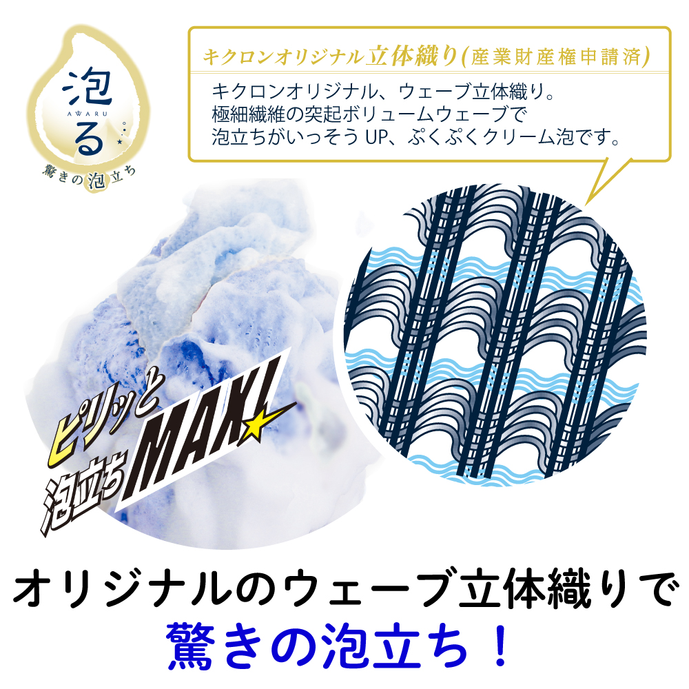 3次元ウェーブ立体織り（製法特許登録済）