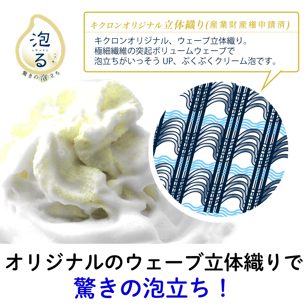 3次元ウェーブ立体織り（製法特許登録済）