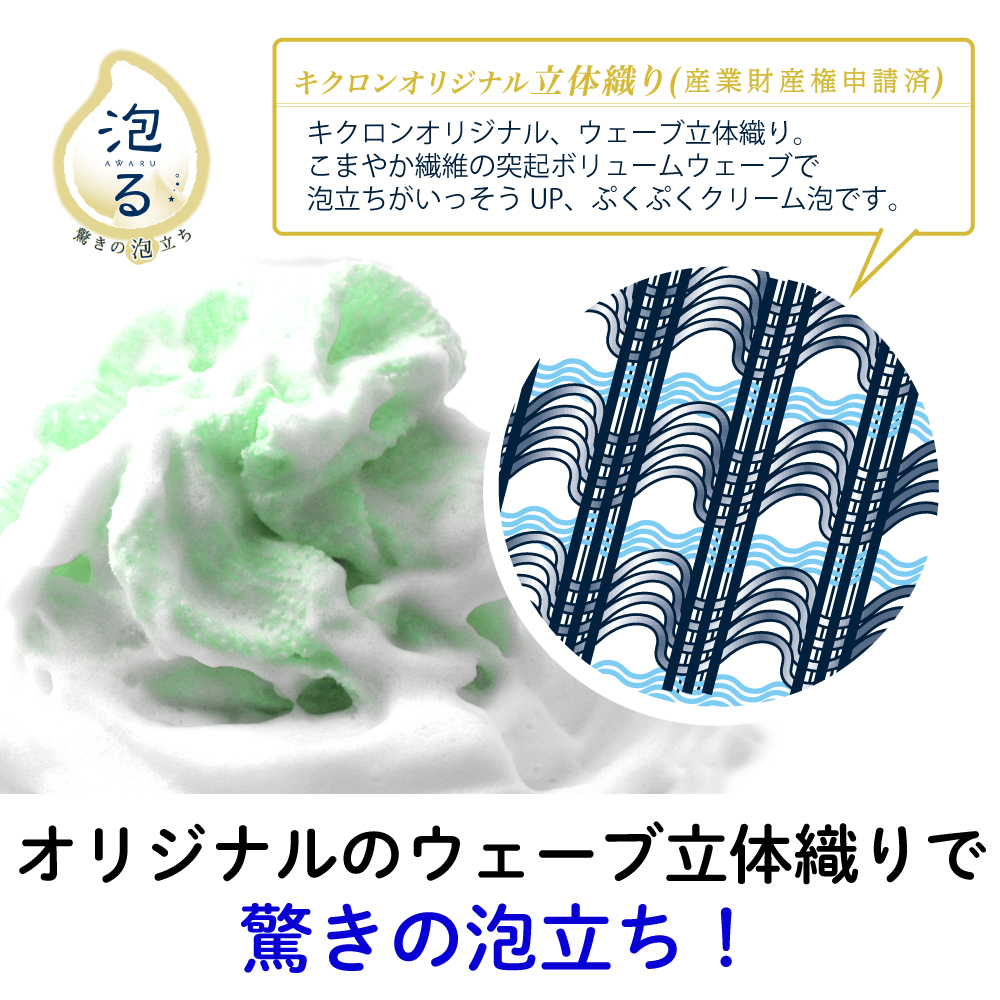 3次元ウェーブ立体織り（製法特許登録済）