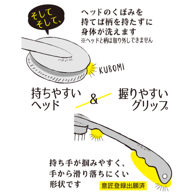 天然ボディブラシ