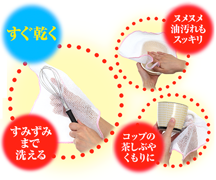 汚れ落ち抜群クロス